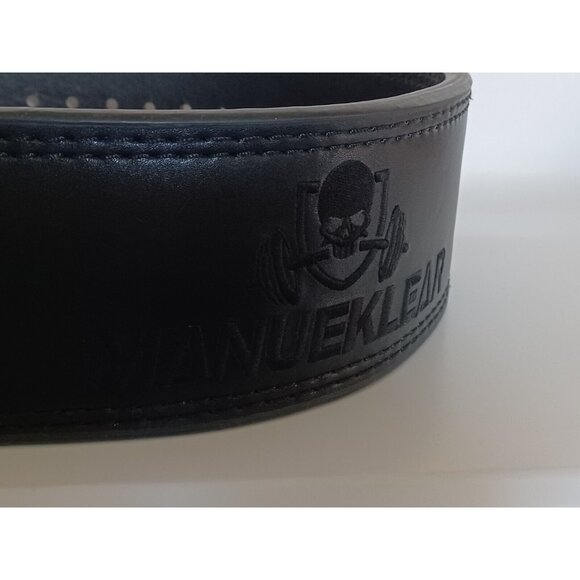 Manueklear 10mm Leather Weightlifting Belt Olive Drab 39-45” NO HARDWARE! - Picture 9 of 9